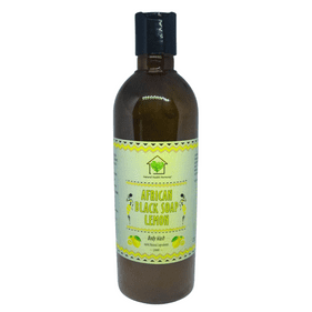 500ml Lemon Liquid Black Soap Body Wash