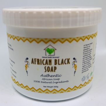 500g African Black Soap Tub